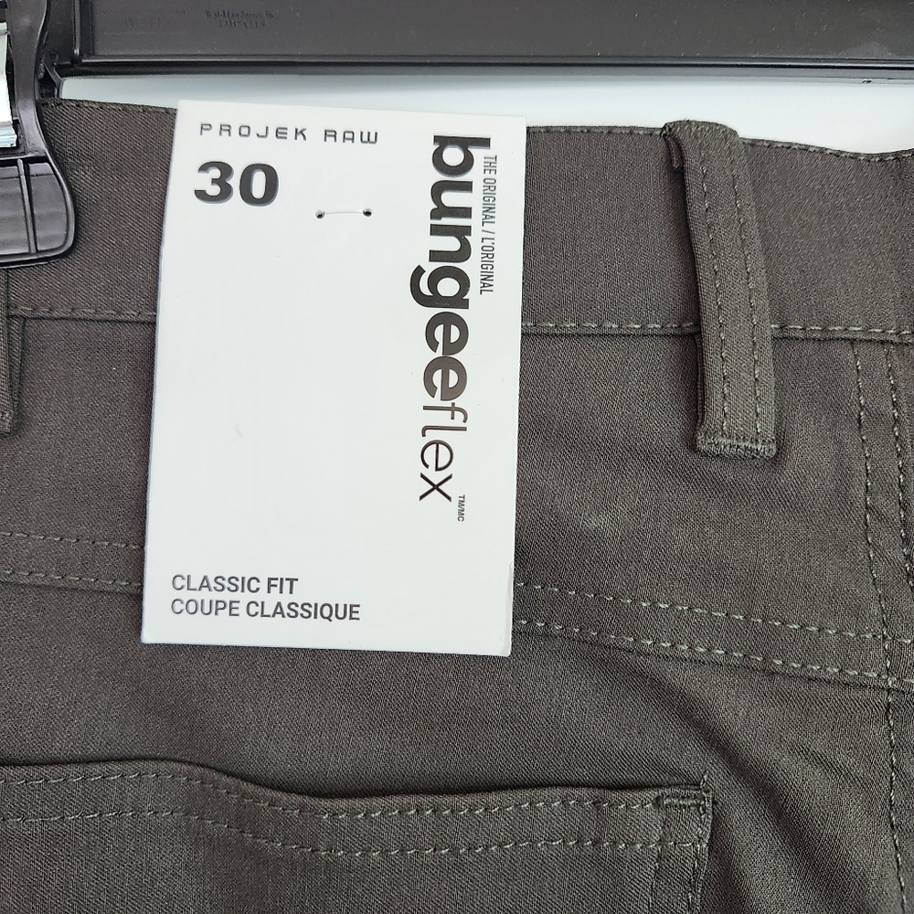 Projek Raw Bungee flex Green Cargo Pants Stretch Classic Fit Stretch Mens 30 - Picture 7 of 11
